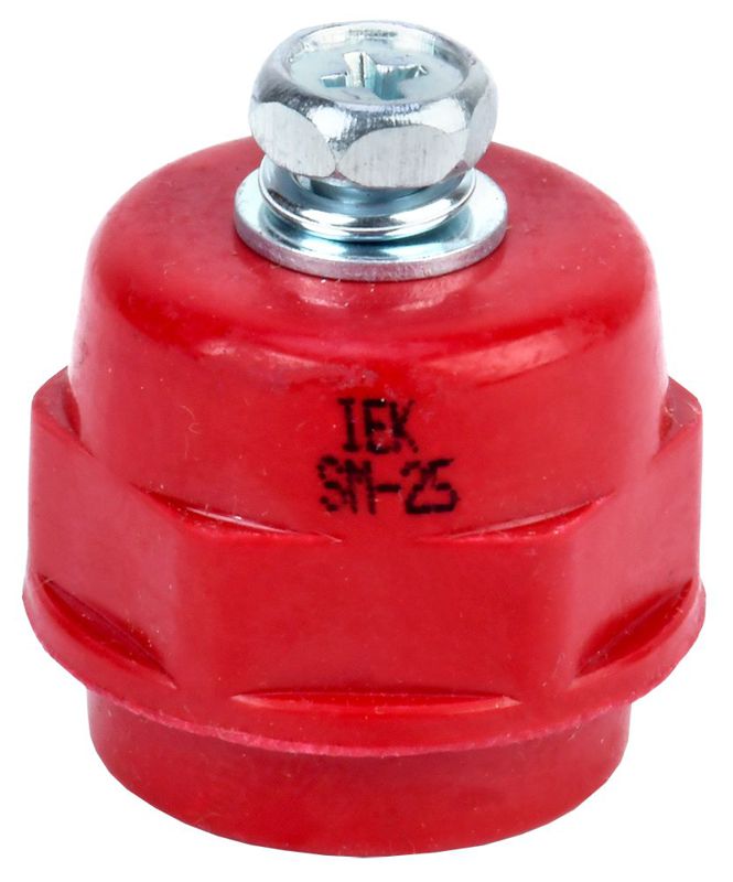 Изолятор SM25 (М6) силовой с болтом IEK YIS11-25-06-B (1 шт.)