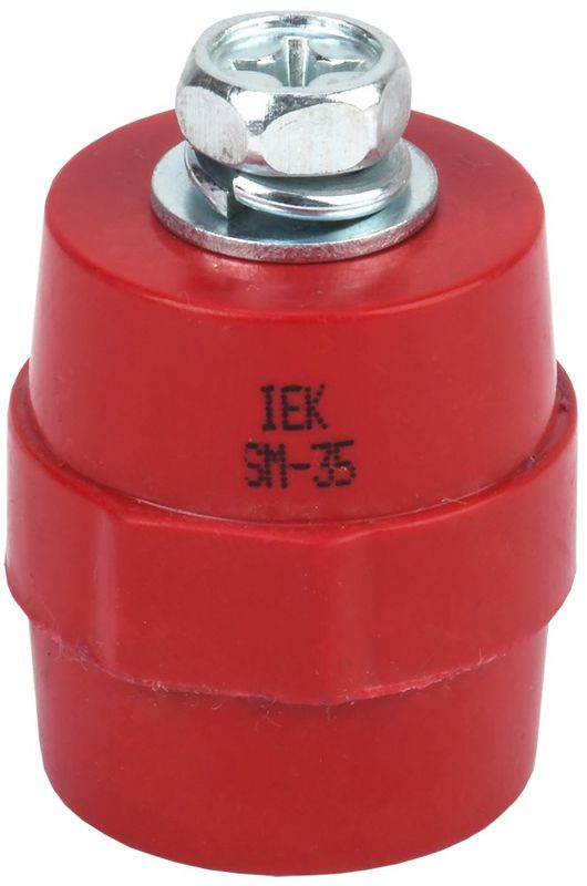 Изолятор SM35 (М8) силовой с болтом IEK YIS11-35-10-B (1 шт.)