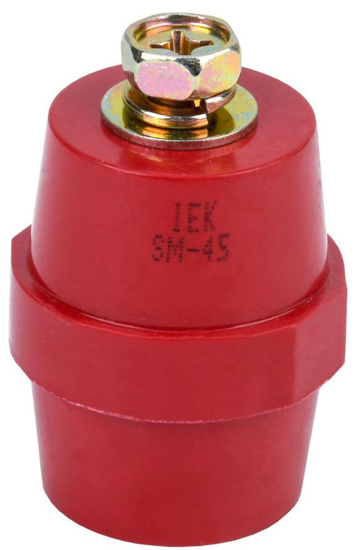 Изолятор SM45 (М8) силовой с болтом IEK YIS11-45-14-B (1 шт.)