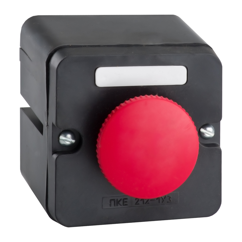 Пост кнопочный ПКЕ-222 1 У2 IP54 красн. гриб КЭАЗ 150753 (1 шт.)