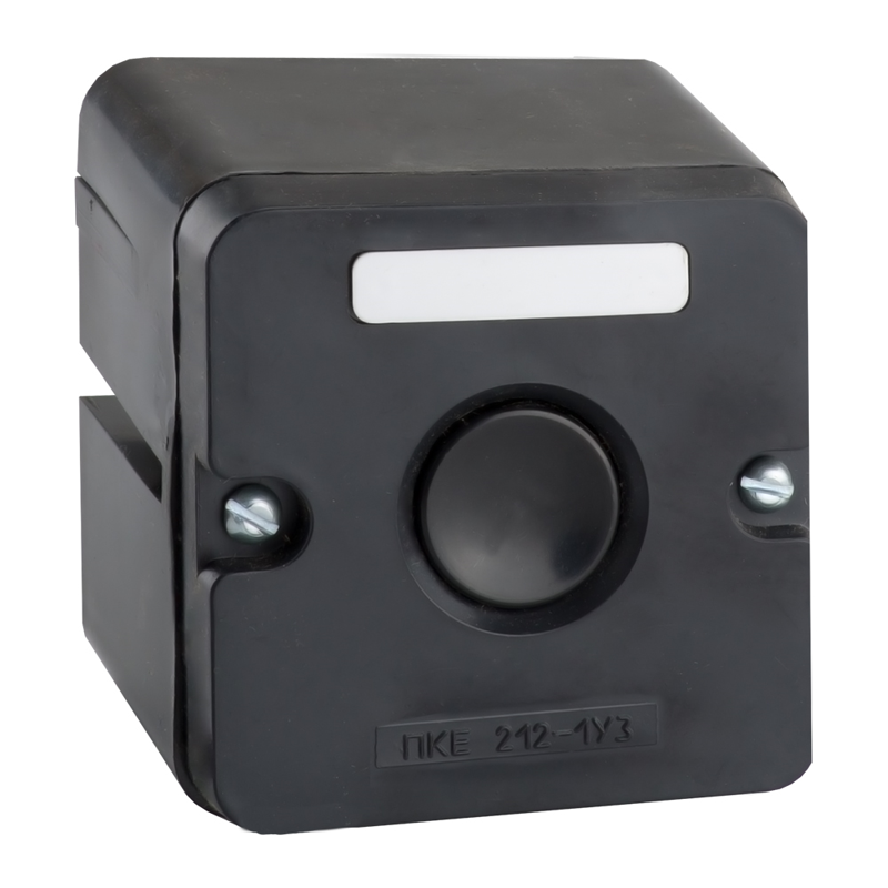 Пост кнопочный ПКЕ-222 1 У2 IP54 черн. кнопка КЭАЗ 150754 (1 шт.)
