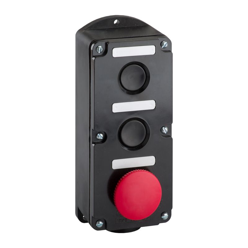 Пост кнопочный ПКЕ-222 3 У2 IP54 красн. гриб КЭАЗ 150759 (1 шт.)