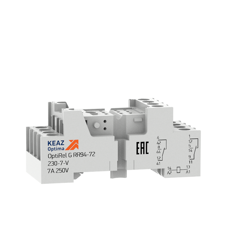Розетка для реле OptiRel G RR94-74-230-7-V КЭАЗ 281171 (1 шт.)