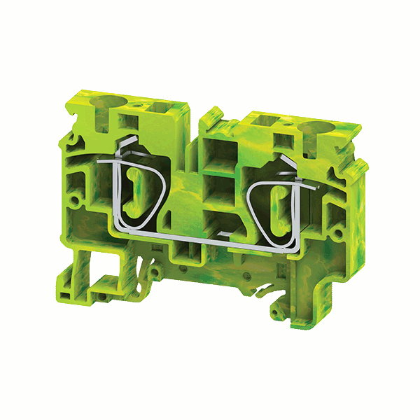 Клемма заземляющая пружинная OptiClip CXG-10-PE-(0.2-10) КЭАЗ 289762 (1 шт.)