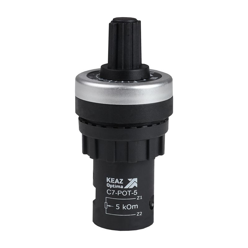 Потенциометр OptiSignal Compact D22 С7-POT-5 5кОм XB4BD912R5K КЭАЗ 362215 (1 шт.)
