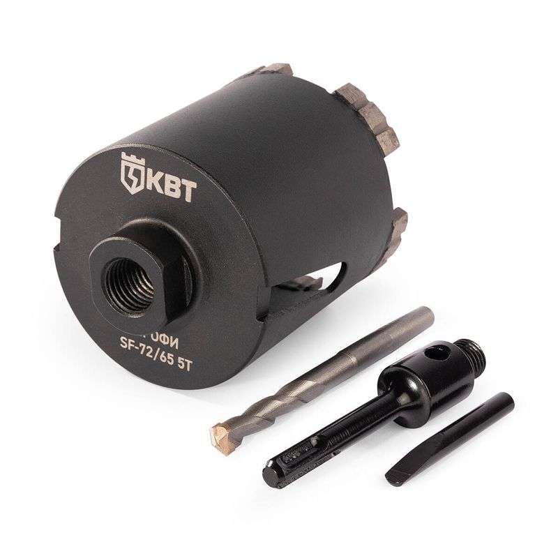 Коронка SF-72/65 5T с адаптером SDS-Plus ПРОФИ КВТ 102561 (1 шт.)