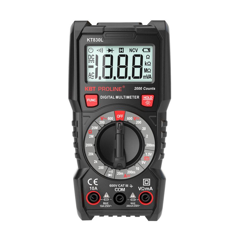 Мультиметр цифровой KT 830L "PROLINE" КВТ 79127 (1 шт.)