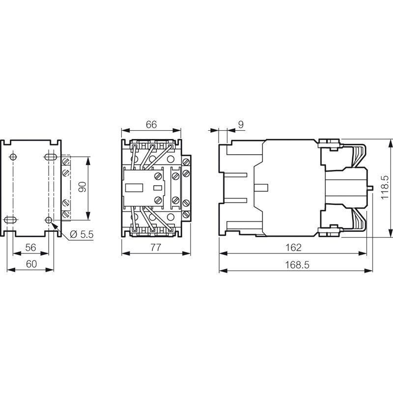 Контактор CTX-C для конд. Н.О.+Н.З 110А 230В Leg 029654 (1 шт.)