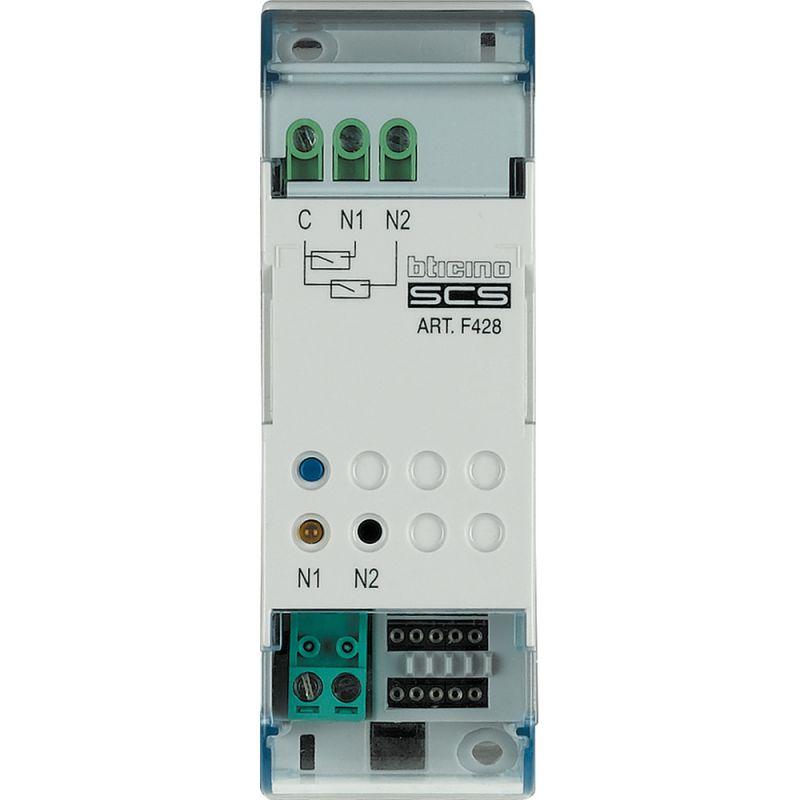 Устройство управляющее My Home с 2 конт. Din Leg BTC F428 (1 шт.)