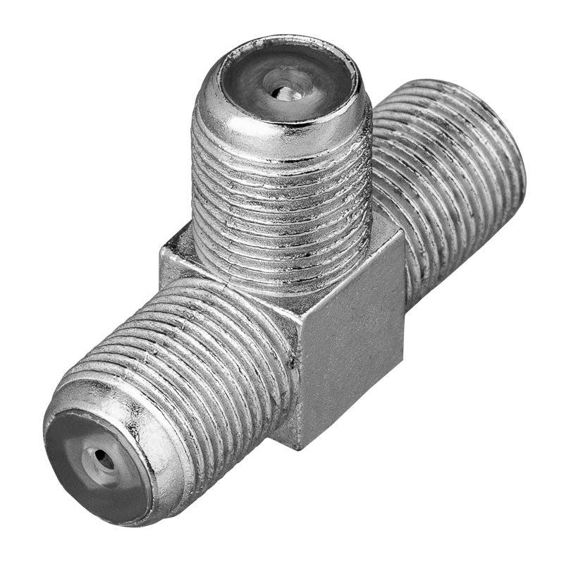 Переходник антенный 3-гнезда F тройник блист. Rexant 06-0022-A (1 шт.)