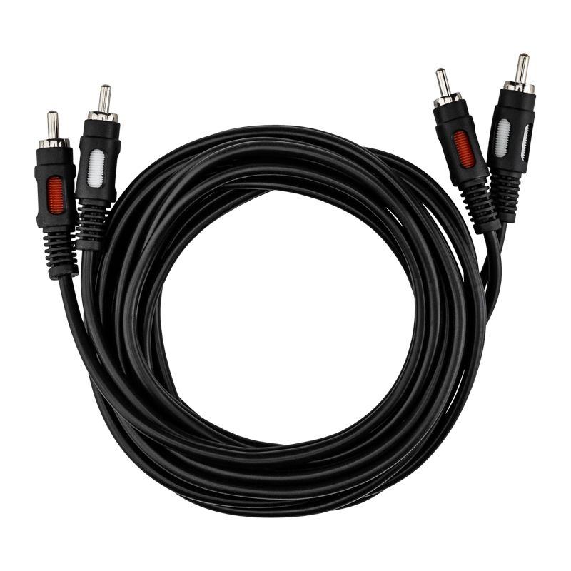 Шнур 2RCA Plug - 2RCA Plug 3м (GOLD) Rexant 17-0145 (1 шт.)