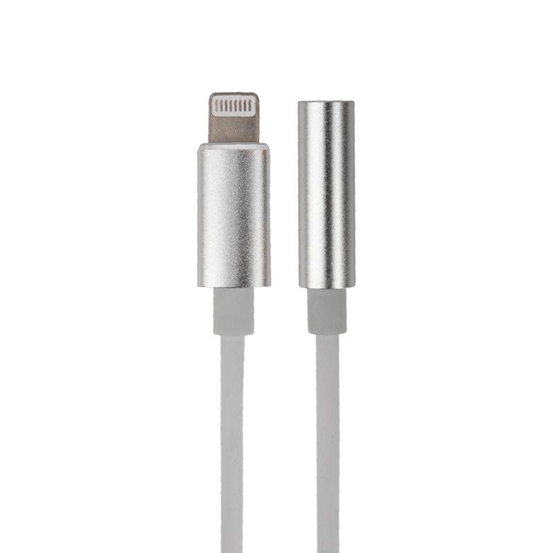 Кабель переходник с iPhone 5/6/7/8/X моделей на AUX гн. 3.5мм Rexant 18-0175 (1 шт.)