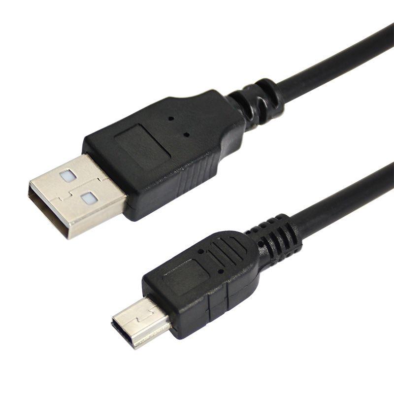 Шнур mini USB (male) - USB-A (male) 0.2м черн. Rexant 18-1131-2 (1 шт.)