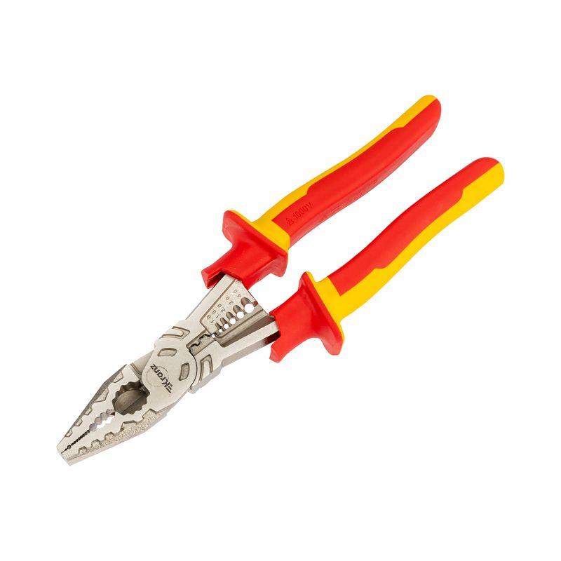 Плоскогубцы многофункциональные диэлектрические 230мм Kranz KR-12-4651-3 (1 шт.)