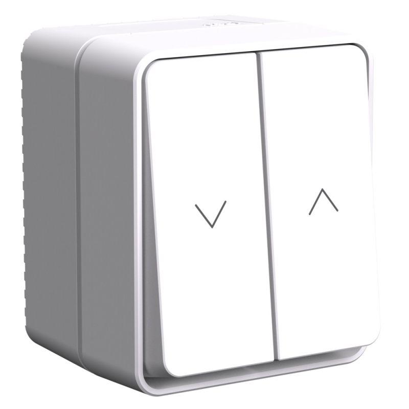 Выключатель для жалюзи 2-кл. ОП AtlasDesign PROFI 10А IP54 бел. SE ATN540119 (1 шт.)