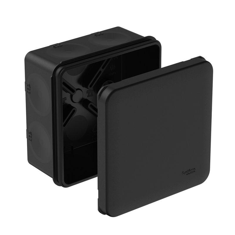 Коробка распределительная MultiBox IP66 85х85х42 DIY (со стикером) черн. SE IMT352971 (1 шт.)
