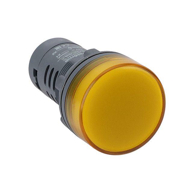 Лампа светосигнальная SB7 d22мм 24В DC желт. моноблочная SE SB7EV08BP (1 шт.)