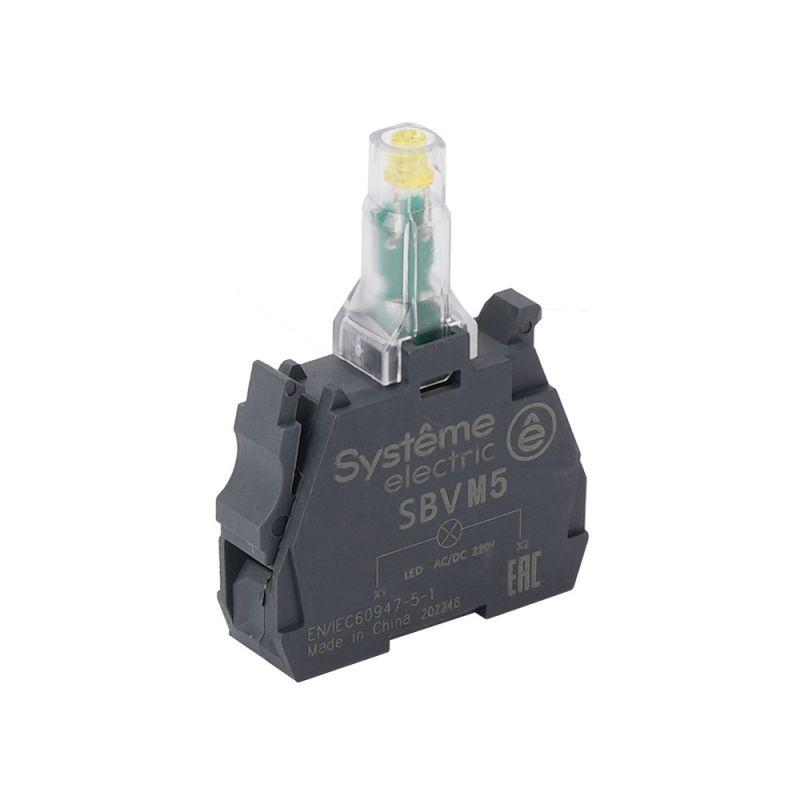Блок световой светодиодный 230-240В AC желт. SE SBVM5 (1 шт.)