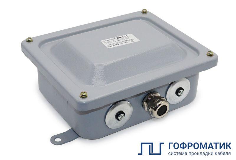 Коробка КЗНС-08 УХЛ1.5 IP65 латун. сальники ГОФРОМАТИК zeta30314 (1 шт.)