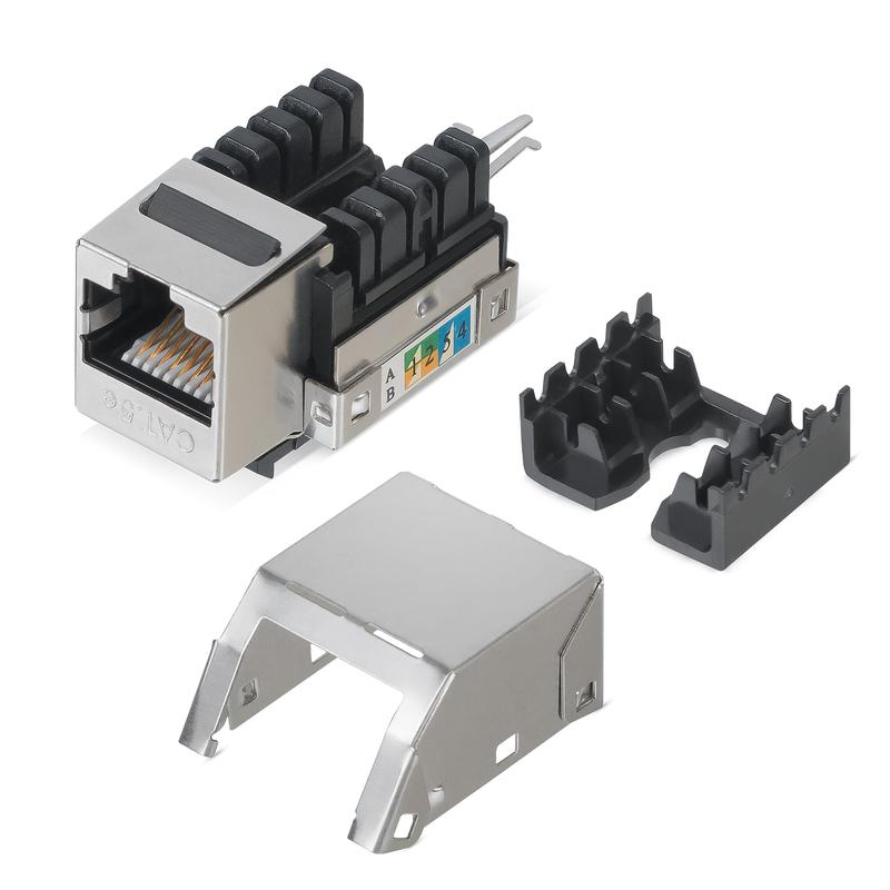 Вставка Keystone Jack RJ45 кат.5E экранир. WR-KJ-RJ45-C5E-SH-90 90град. заделка тип 110 WRline 505213 (1 шт.)