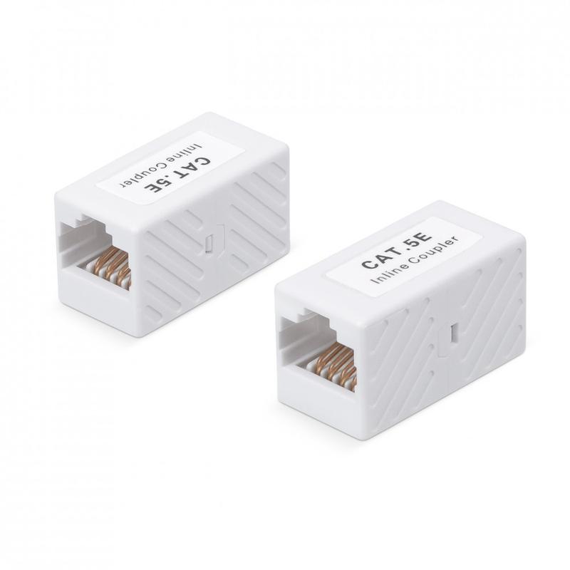 Адаптер проходной RJ45-RJ45 (8P8C) кат.5E неэкранир. WR-CA-8P8C-C5E бел. WRline 505223 (1 шт.)