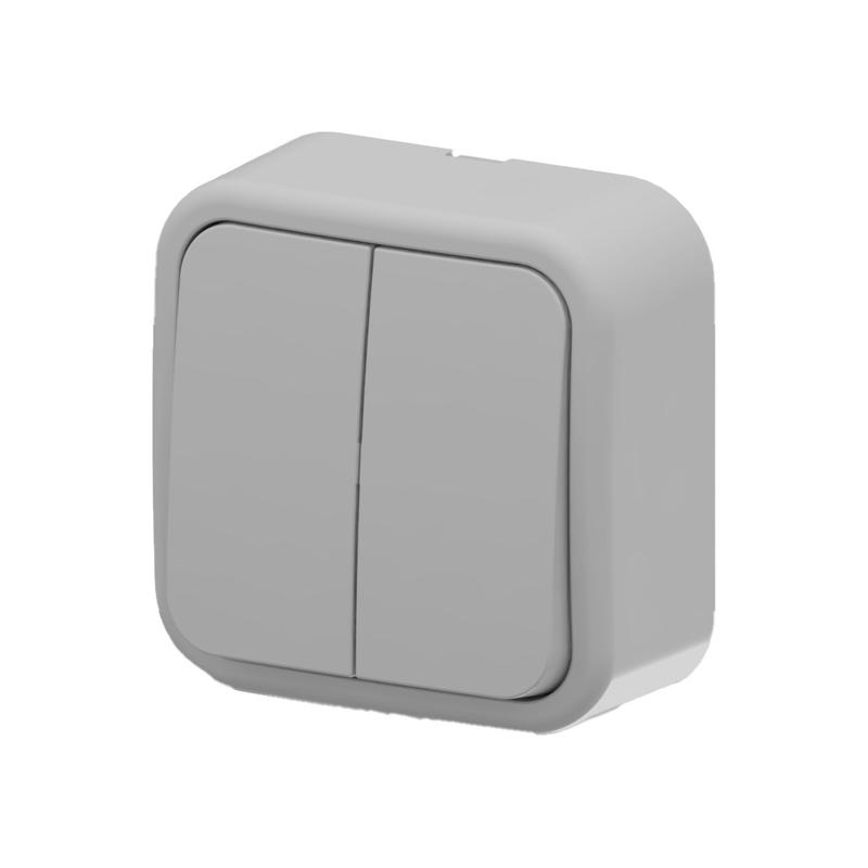 Выключатель 2-кл. ARIA IP20 сер. ARVIA 25 22 1000 202 (1 шт.)