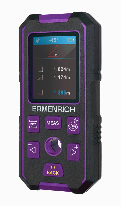 Детектор скрытой проводки Ping SM90 фиолет. Ermenrich 83842 (1 шт.)