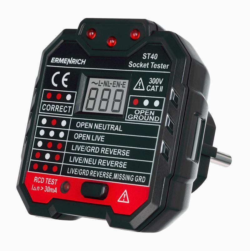 Тестер розеток Zing ST40 Ermenrich 82963 (1 шт.)