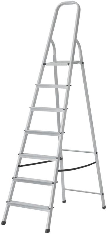 Лестница-стремянка 7 ступ. 4.94кг алюм. FIT 65345 (1 шт.)