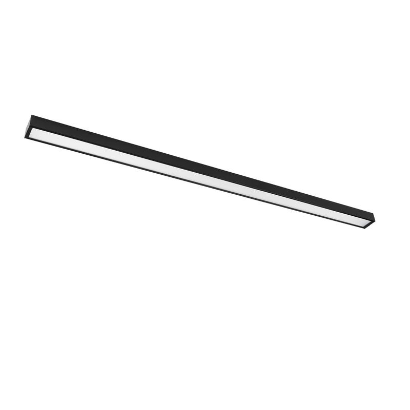 Светильник светодиодный PSO-01 24Вт 4000К IP40 1200х50мм BLACK ДПО/ДСО для реечных потолков IP40 (универсальный монтаж: накладной/подвесной) Pro JazzWay 5058712 (1 шт.)