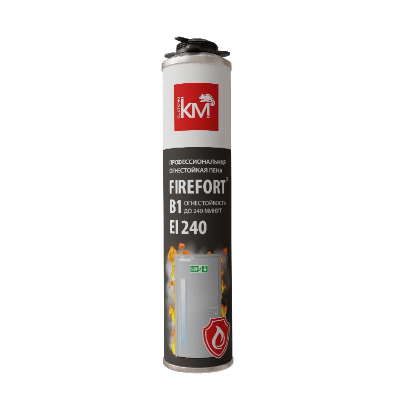 Пена монтажная огнестойкая FIREFORT B1 KM-FF-POM-B1 750мл КМ LO43490 (1 шт.)