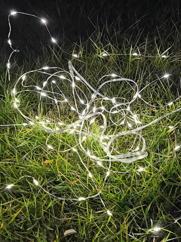 Гирлянда светодиодная 10м 100LED на солнечной батарее аккум. NI-MH 300мА.ч КОСМОС KOC_SOL197 (1 шт.)