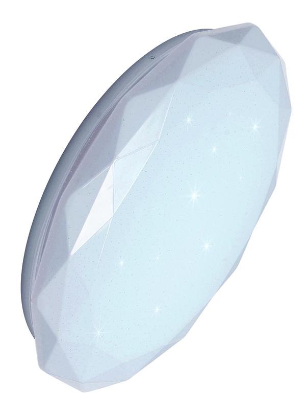 Светильник светодиодный Classic DIAMOND 24Вт 230В 6500К 1560лм 318х57мм настенно-потолочный КОСМОС KCDiam24W_6500 (1 шт.)