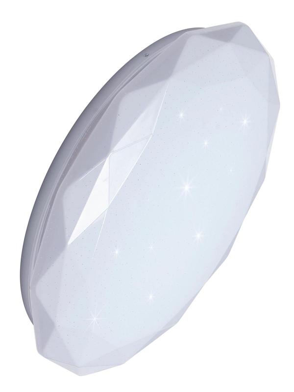 Светильник светодиодный Classic DIAMOND 36Вт 230В 4000К 2340лм 368х65мм настенно-потолочный КОСМОС KCDiam36W_4000 (1 шт.)