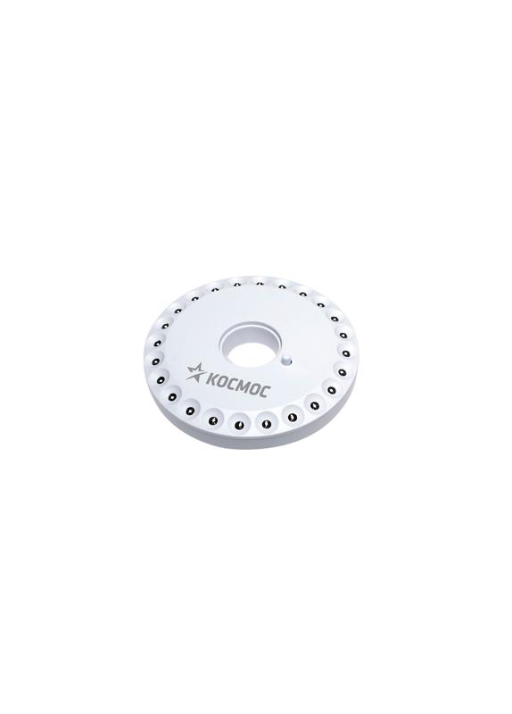 Фонарь LED 3031 (24хLED 4хAA) диск. кемпинг Космос KOC3031LED (1 шт.)