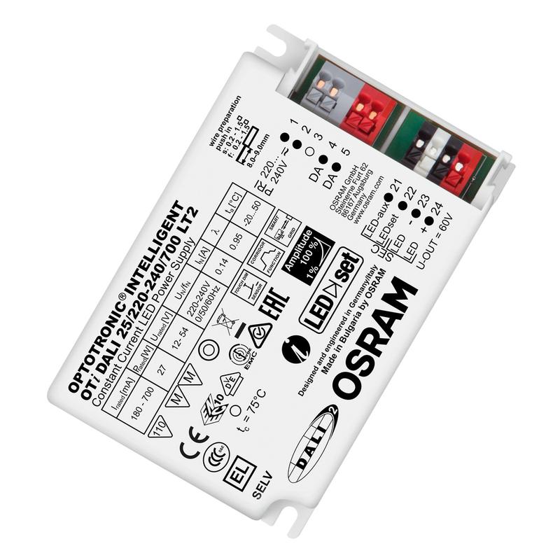 Аппарат пускорегулирующий электронный (ЭПРА) OTI DALI 25/220-240/700 LT2 DIM OSRAM 4052899488144 (1 шт.)