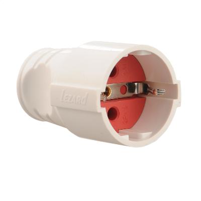 Розетка штепсельная Accessories с заземл. бел. LEZARD 715-0701-607 (1 шт.)