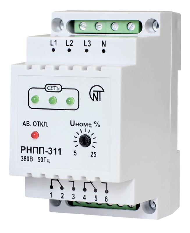 Реле напряжения РНПП-311 3ф НовАтек-Электро 3425600311 (1 шт.)