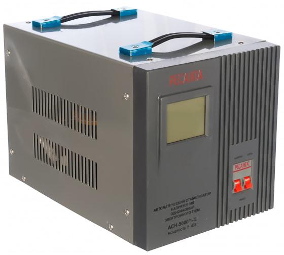 Стабилизатор напряжения АСН-5000/1-Ц 1ф 5кВт IP20 релейный Ресанта 63/6/6 (1 шт.)