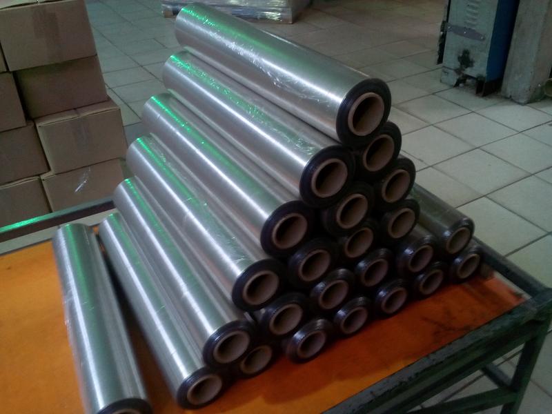 Стретч-пленка 500/300/20мкм d втулки 50мм вторичка 2кг нетто ВР 500/20 (1 шт.)