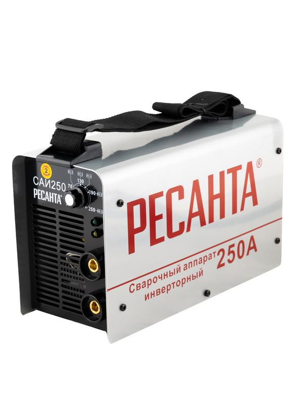 Инвертор сварочный САИ-250 250А d6 140-240В IP21 горячий старт Ресанта 65/6 (1 шт.)