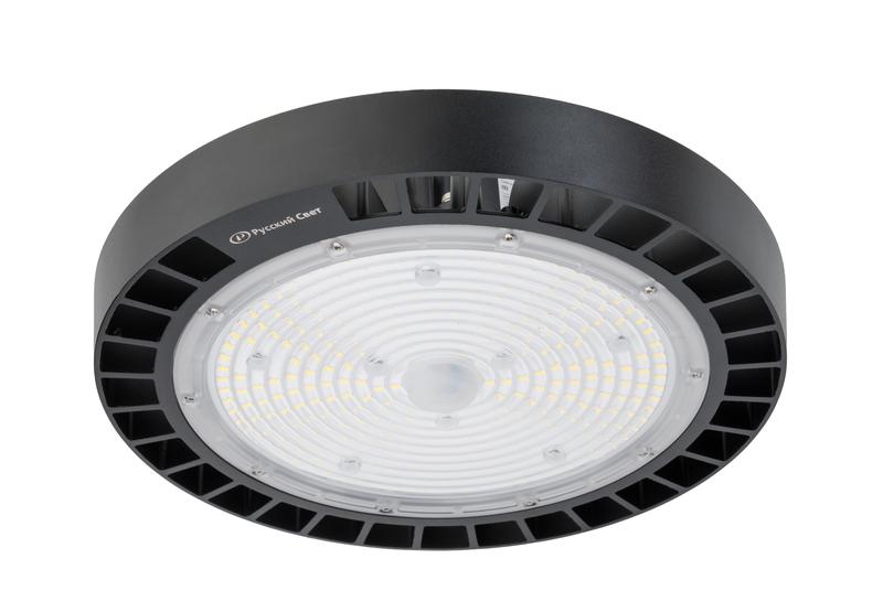 Светильник светодиодный ДСП IB 11 S 150W M 840 BK 298х298х112мм 150Вт 4000К IP65 High Bay подвес черн. Русский Свет 16091123171 (1 шт.)
