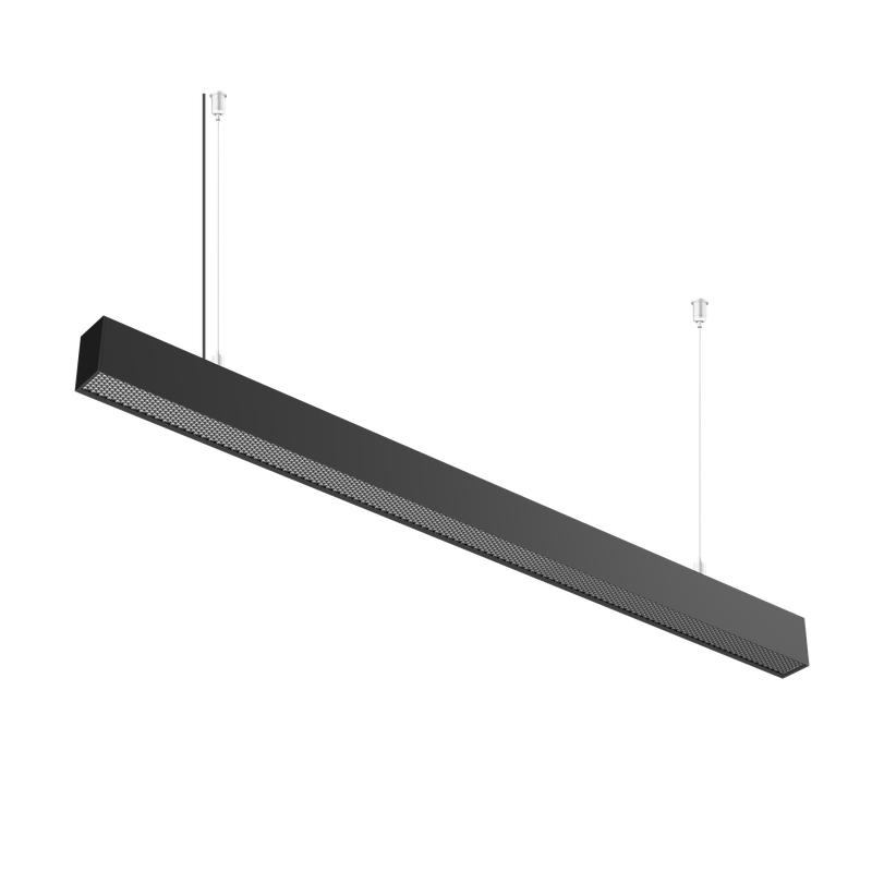 Светильник светодиодный ДПО/ДСО OF 20 S 40 OPH 940 L1200 BK 1128х50х75мм 40Вт 4000К IP20 Ra90 подвесной/накладной линейный в компл. с тросом 1.5м черн. Русский Свет 11112023293 (1 шт.)
