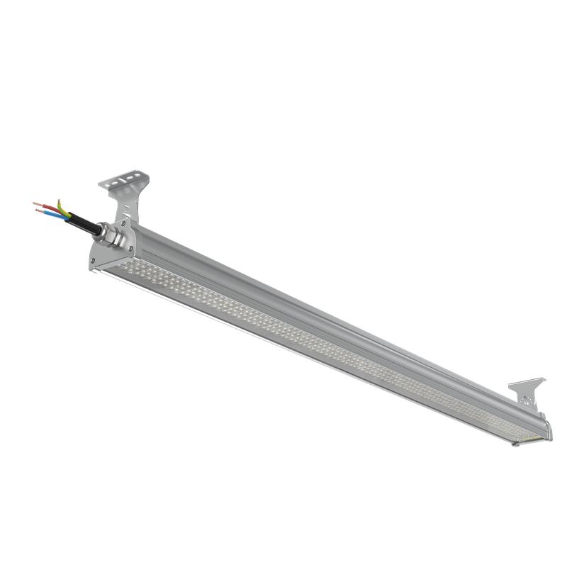 Светильник светодиодный ДСП WP 24 C 120W W 840 L1200 SI CL 1280х100х85мм 120Вт 4000К IP66 пылевлагозащ. Русский Свет 27072423919 (1 шт.)