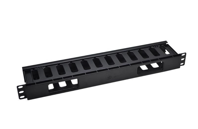 Органайзер кабельный 19дюйм 1U с крышкой TOKOV ELECTRIC TKE-CM-1U-PC (1 шт.)