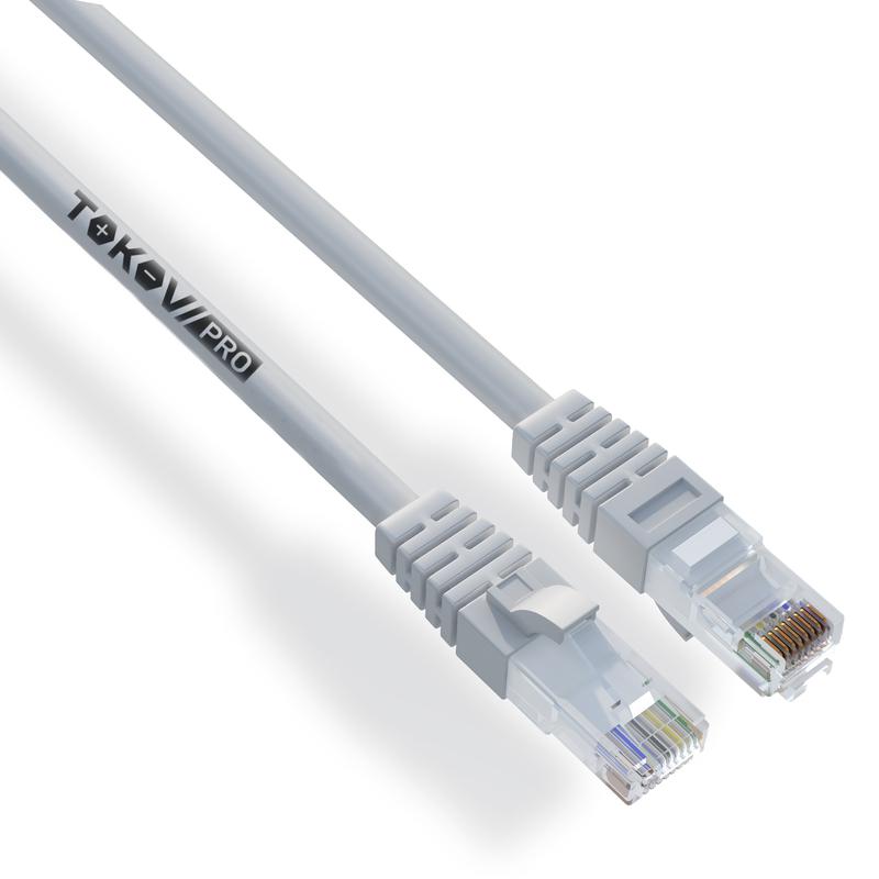 Патч-корд кат.5E U/UTP 24 AWG PVC 5м PRO TOKOV ELECTRIC TKP-PC06-5EU-CUPVC-5M (1 шт.)