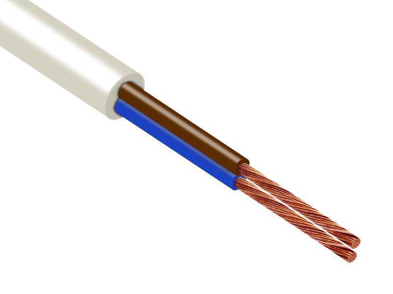 Провод TOKOV ELECTRIC ПВС 2х1.5 380В Б (уп.10м) 1945428