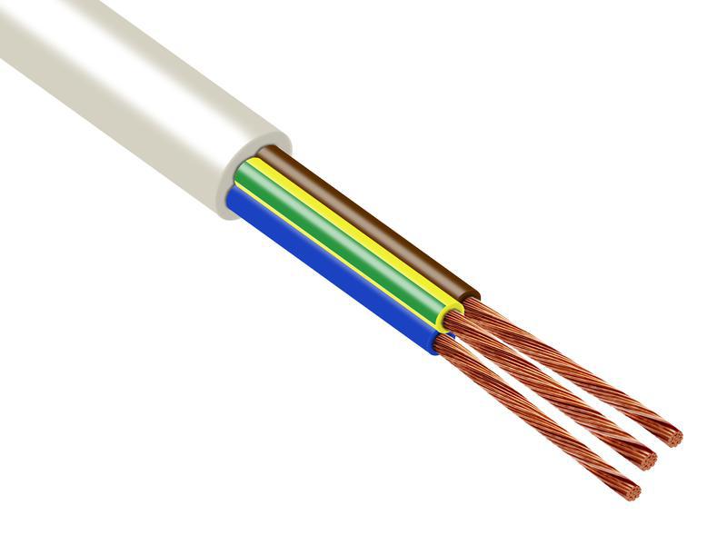 Провод TOKOV ELECTRIC ПВС 3х0.75 (2х0.75+1х0.75) 380В Б (уп.10м) 1945436