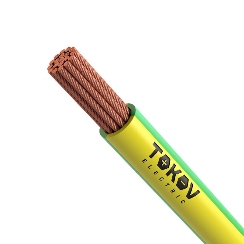 Провод TOKOV ELECTRIC ПуГВнг(А)-LS 1х50 Ж/З 450/750В (м) 00-00029644