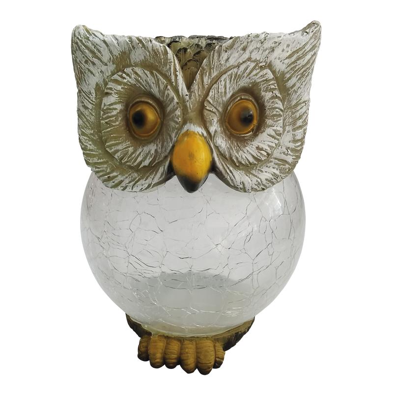 Светильник садовый USL-S-813/GT160 OWL на солнечной батарее 1 LED 4000К 1хАА Ni-Mh аккум. в/к IP44 Uniel UL-00007867 (1 шт.)